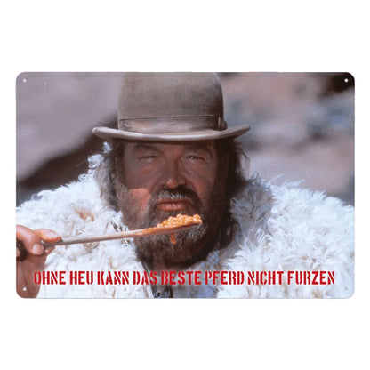 Bud Spencer Tin Sign Bohnen 20 x 30 cm