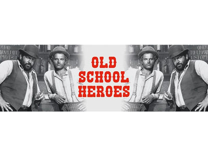 Bud Spencer e Terence Hill Enamel Mug Old School Heroes