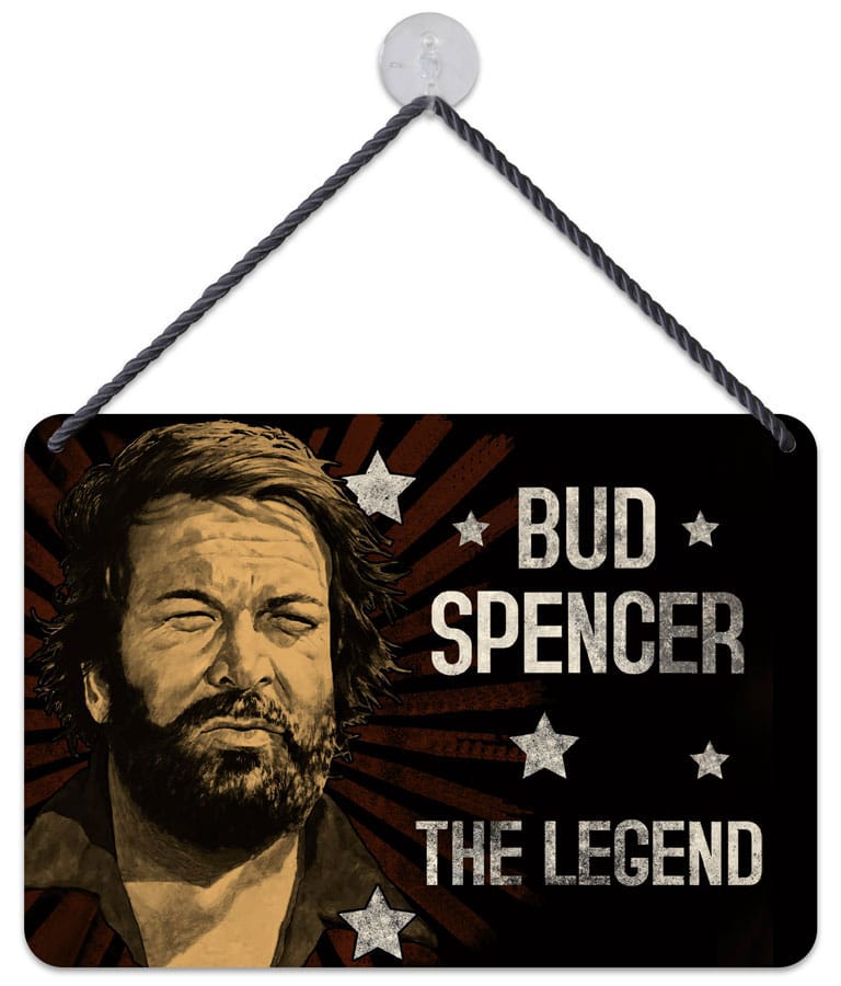 Bud Spencer Tin Signend Legend 16,5 x 11,5 cm