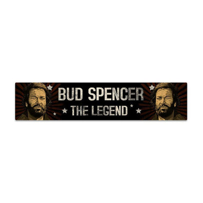 Bud Spencer Tin Sign med magneten legenden 16 x 3,5 cm