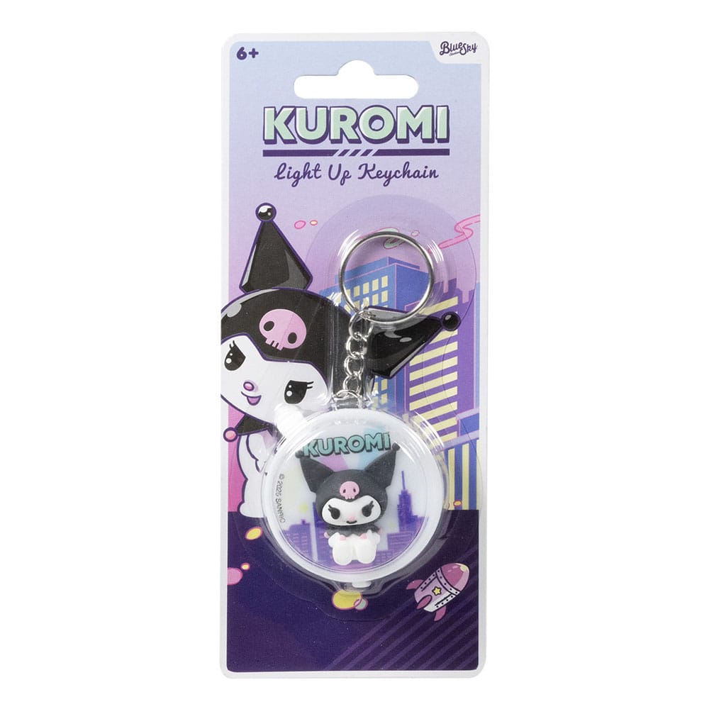 Porte-clés Sanrio avec lumière Kuromi