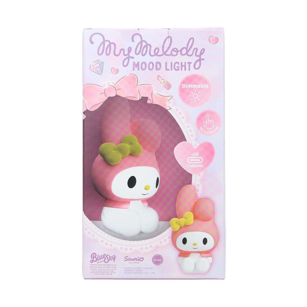 Sanrio Mood Lamp med USB-C My Melody 11 cm