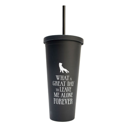 Mittwoch Tumbler mit Strohhalm 485 ml