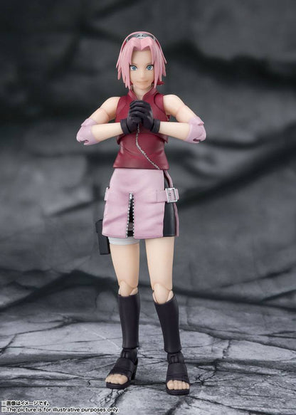 Naruto Shippuden S.H. Figuarts Action Figure Sakura Haruno -Inheritor of Tsunade's indominable will- 14 cm