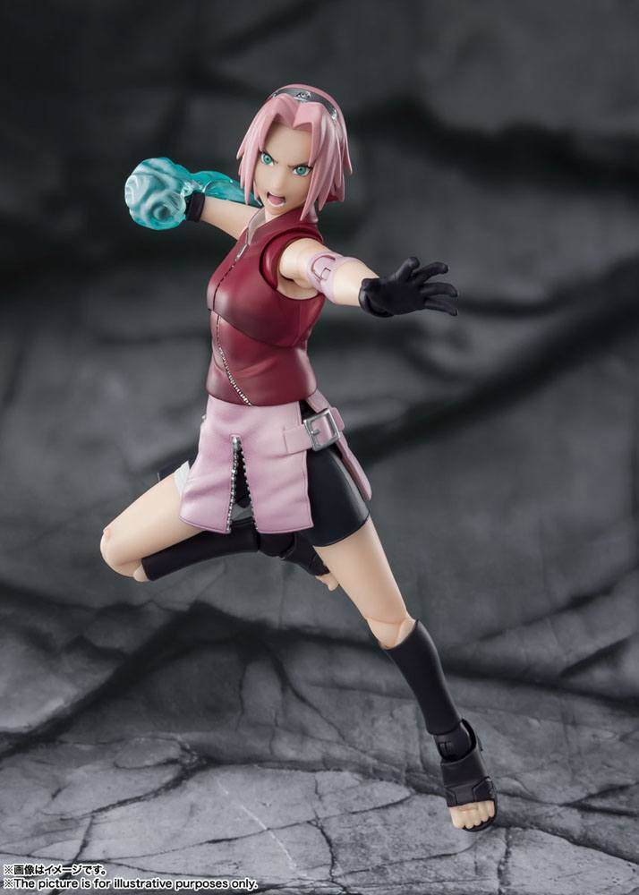 Naruto Shippuden S.H. Figuarts Action Figure Sakura Haruno -Inheritor of Tsunade's indominable will- 14 cm