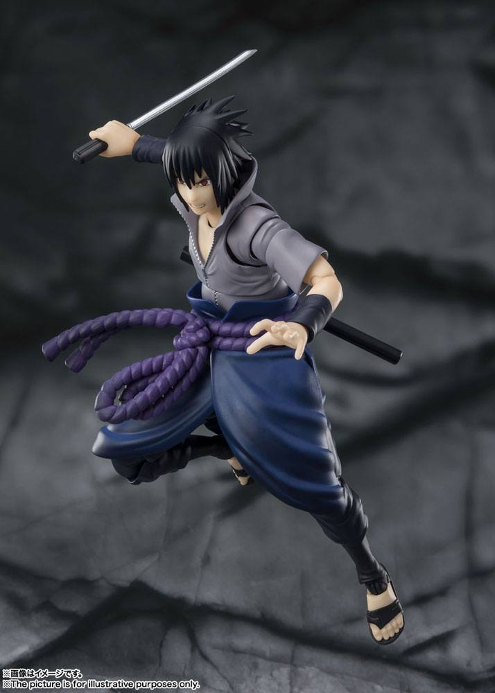 Naruto Shippuden S.H. Figuarts Action Figure Sasuke Uchiha -He who bears all Hatred- 15 cm