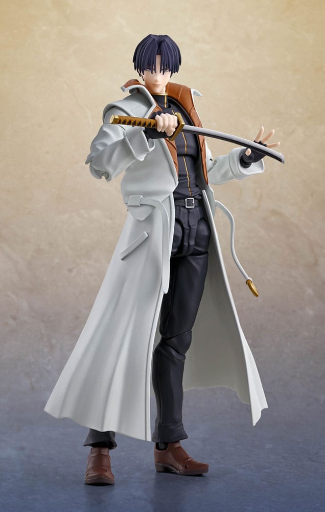 Rurouni Kenshin: Meiji kılıç ustası romantik hikaye S.H. Figuarts aksiyon figürü Aoshi Shinomori 17 cm