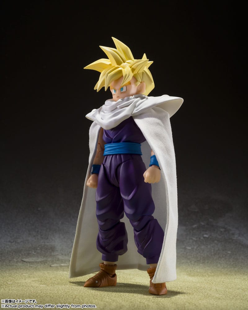 Dragon Ball Z S.H. Figuarts Action Figur Super Saiyan Son Gohan - Krigeren der overgik Goku 11 cm