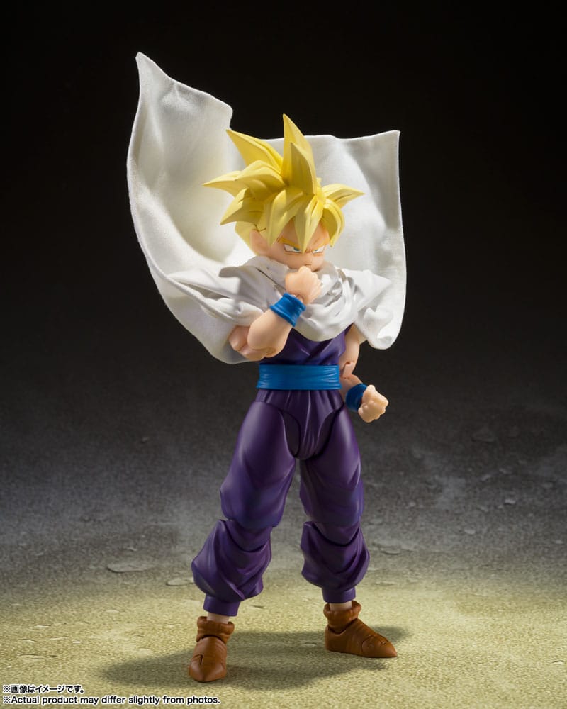 Dragon Ball Z S.H. Figuarts Action Figur Super Saiyan Son Gohan - Krigeren der overgik Goku 11 cm