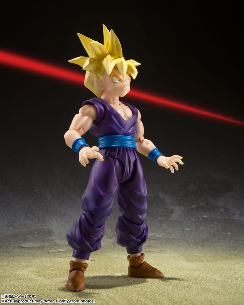 Dragon Ball Z S.H. Figuarts Action Figur Super Saiyan Son Gohan - Krigeren der overgik Goku 11 cm