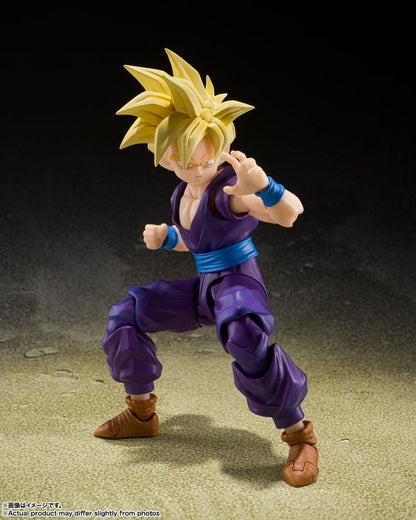 Dragon Ball Z S.H. Figuarts Action Figur Super Saiyan Son Gohan - Krigeren der overgik Goku 11 cm