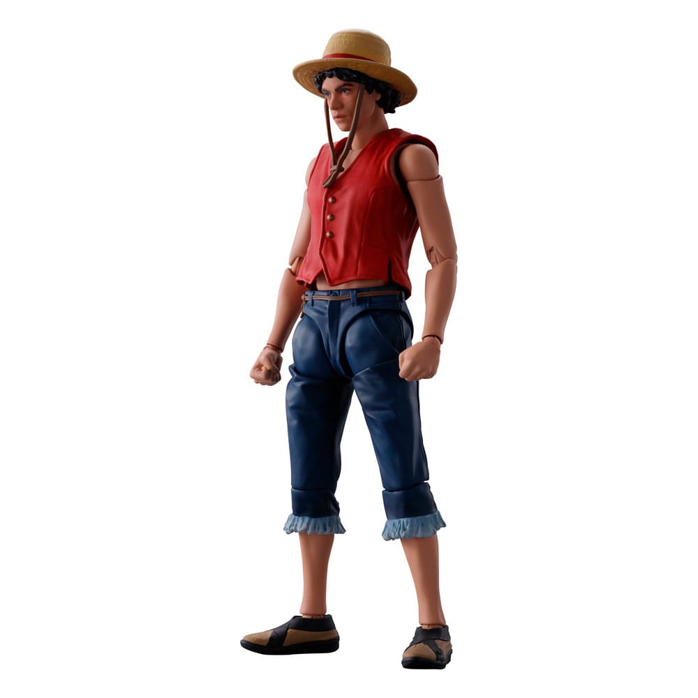 Tek Parça S.H. Figuarts aksiyon figürü Monkey D. Luffy (Netflix) 14 cm