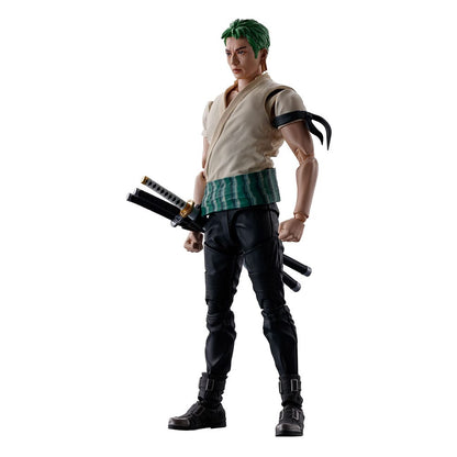 Tek Parça S.H. Figuarts aksiyon figürü Roronoa Zoro (Netflix) 14 cm