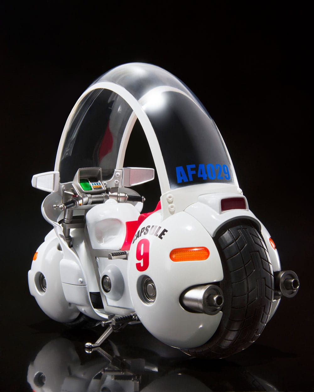 Dragon Ball S.H. Figuarts Voertuig met figuur Bulma's motorfiets Hoipoi Capsule nr. 9 17 cm