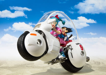 Dragon Ball S.H. Figuarts Voertuig met figuur Bulma's motorfiets Hoipoi Capsule nr. 9 17 cm