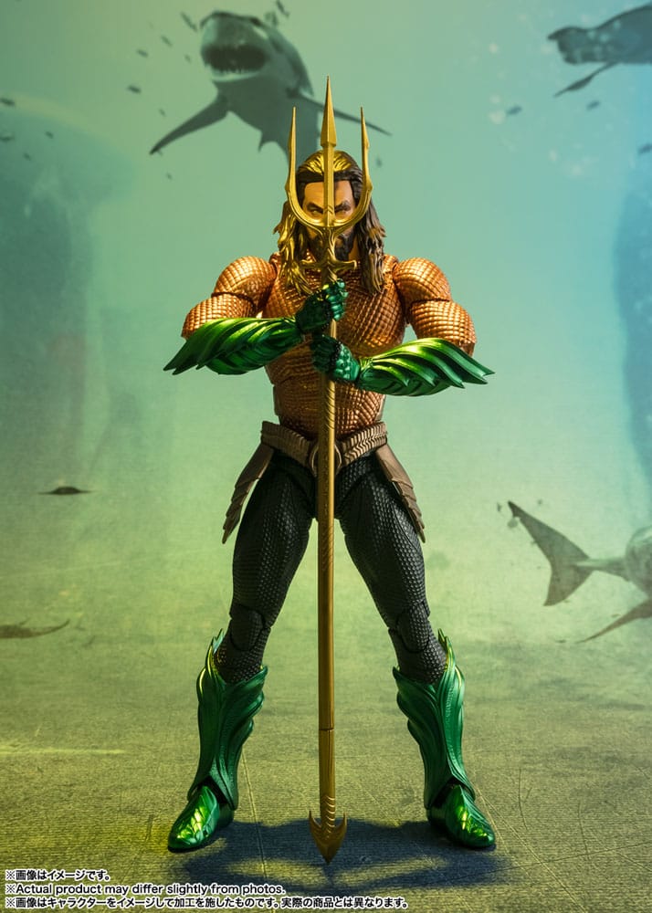 Aquaman og The Lost Kingdom S.H. Figuart Action Figur Aquaman 16 cm