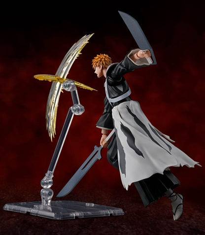 Bleach: Tusenårig blodkrig S.H. Figuarts Action Figur Ichigo Kurosaki Dual Zangetsu 16 cm