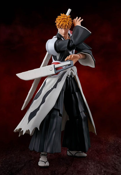 Bleach: Tusenårig blodkrig S.H. Figuarts Action Figur Ichigo Kurosaki Dual Zangetsu 16 cm