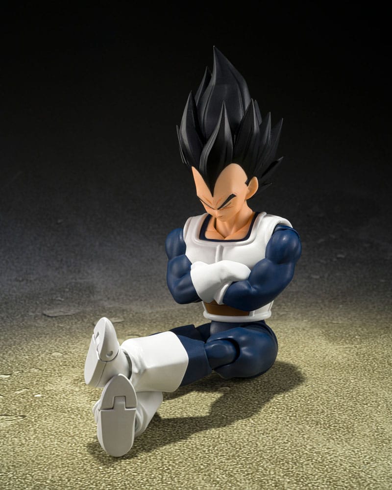Dragon Ball S.H. Figuart Action Figur Vegeta Old Battle Clothes 14 cm