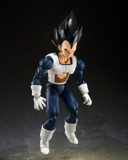 Dragon Ball S.H. Figuart Action Figur Vegeta Old Battle Clothes 14 cm