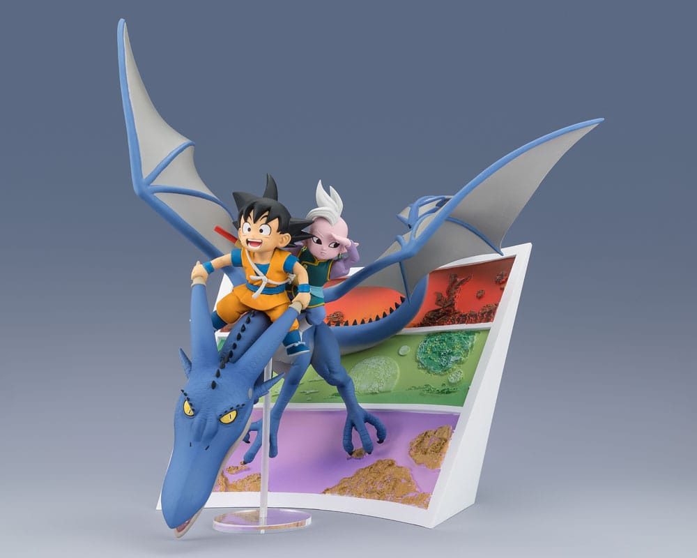 Dragon Ball Figuarts ZERO PVC Heykeli Son Goku (mini) ve Supreme Kai (mini) Harika Maceraya Hoş Geldiniz! 23 cm