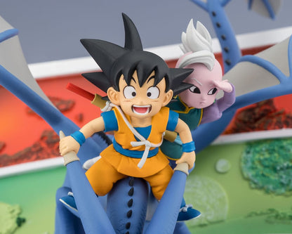 Dragon Ball Figuarts ZERO PVC Heykeli Son Goku (mini) ve Supreme Kai (mini) Harika Maceraya Hoş Geldiniz! 23 cm