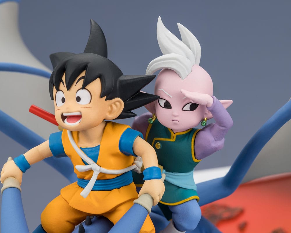 Dragon Ball Figuarts ZERO PVC Heykeli Son Goku (mini) ve Supreme Kai (mini) Harika Maceraya Hoş Geldiniz! 23 cm