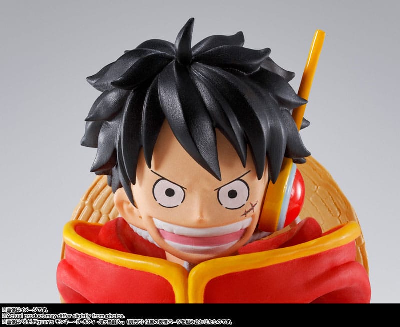 One Piece S.H.Figuarts Aksiyon Figürü Maymun D. Luffy Future Ada Egghead 15 cm