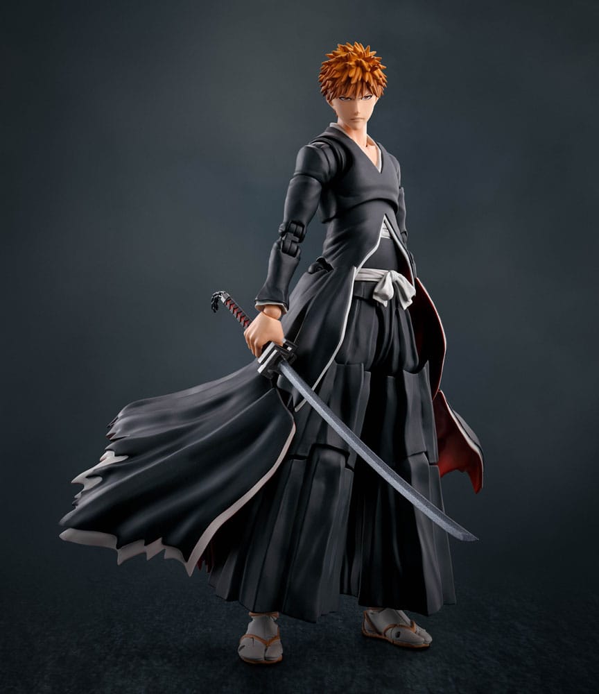 Bleach S.H. Figuarts Action Figur Ichigo Kurosaki GetSugatensho 16 cm