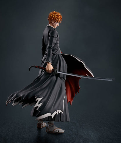 Bleach S.H. Figuarts Action figürü Ichigo Kurosaki Getsugatensho 16 cm