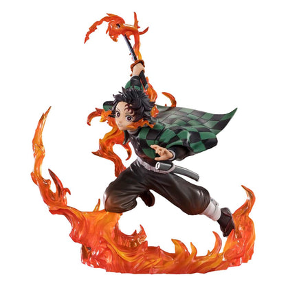 Demon Slayer: Kimetsu no Yaiba Figuartszero PVC Statue Kamado Tanjiro (Kyojuro Rengoku's Sword Guard Ver.) 19 cm