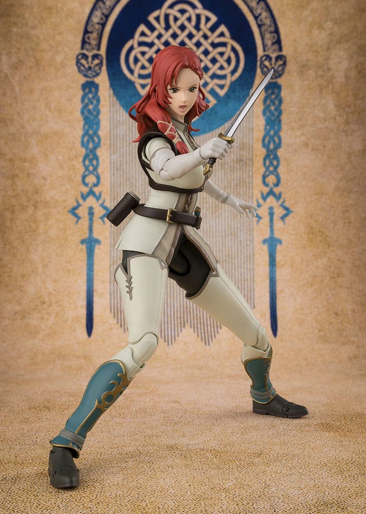 Yüzüklerin Efendisi Rohirrim S.H. Figuarts aksiyon figürü Rohan'dan Hera Shieldmaiden 18 cm