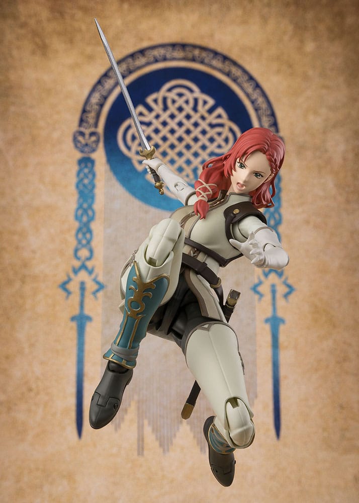 Yüzüklerin Efendisi Rohirrim S.H. Figuarts aksiyon figürü Rohan'dan Hera Shieldmaiden 18 cm
