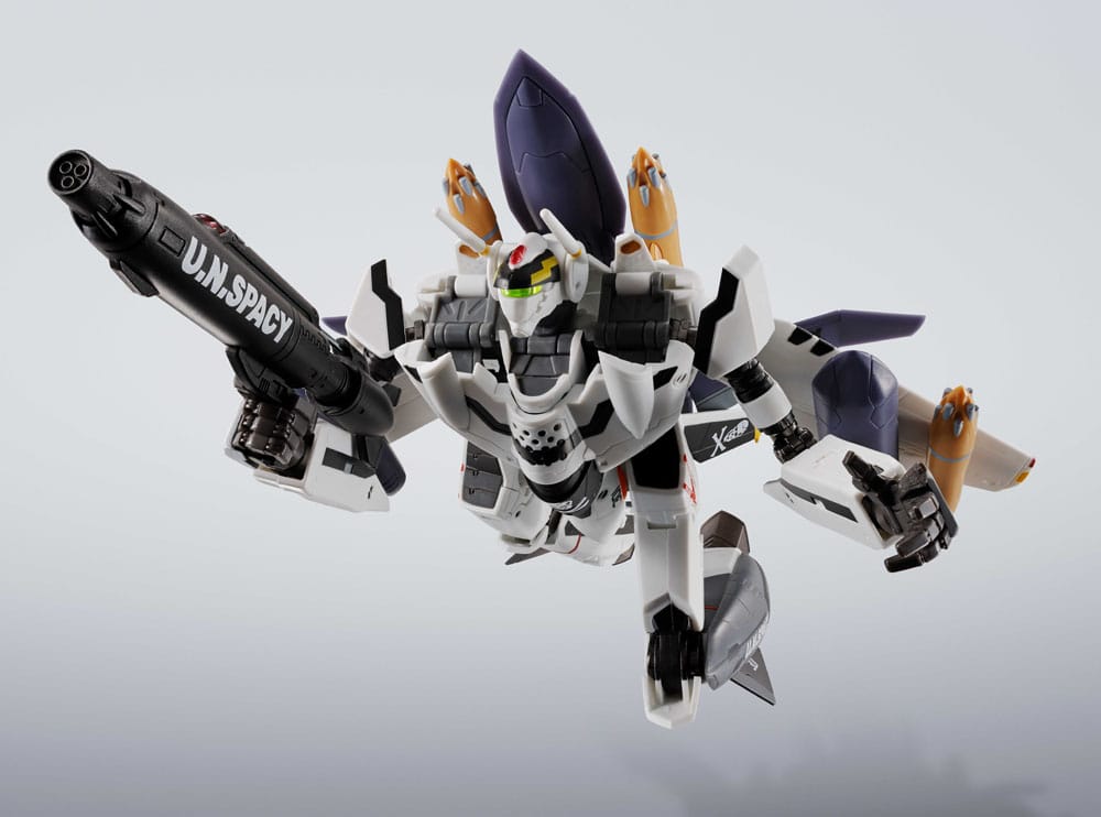 Macross 7 Hi-Metal R Action Figur VF-0S Phoenix (Roy Focker Use) & QF-2200D-B Ghost Set 14 cm