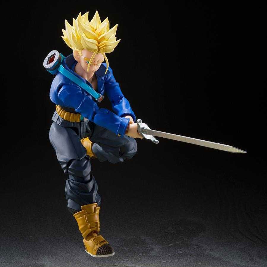 Dragon Ball Z S.H. Figuarts Action Figure Super Saiyan Trunks Il Ragazzo del Futuro 14 cm