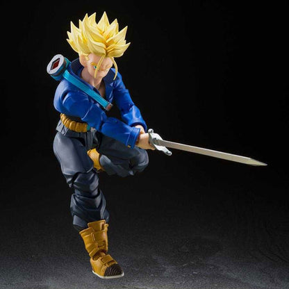 Dragon Ball Z S.H. Figuarts Action Figure Super Saiyan Trunks Il Ragazzo del Futuro 14 cm