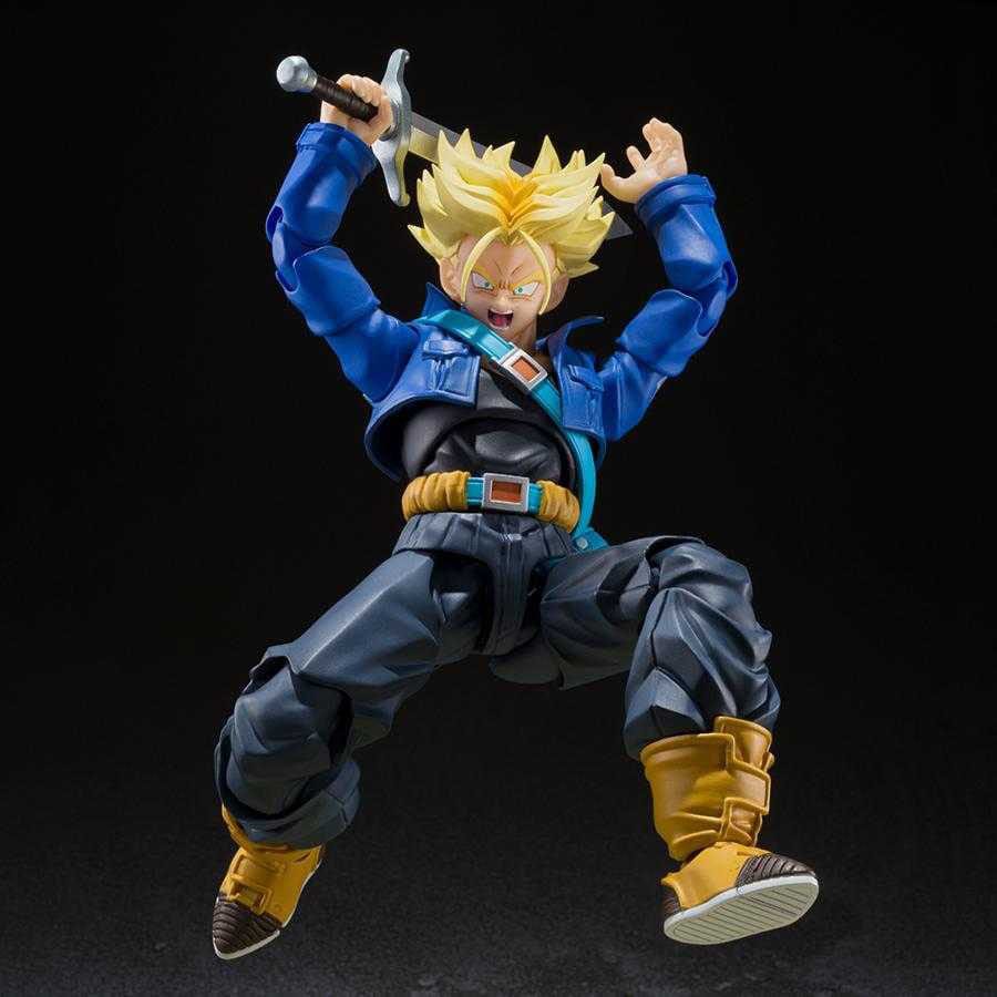 Dragon Ball Z S.H. Figuarts Action Figure Super Saiyan Trunks Il Ragazzo del Futuro 14 cm
