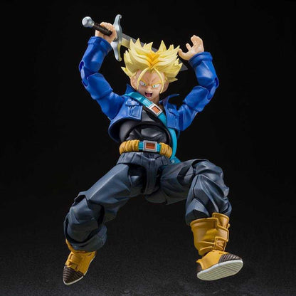 Dragon Ball Z S.H. Figuarts Action Figure Super Saiyan Trunks Il Ragazzo del Futuro 14 cm