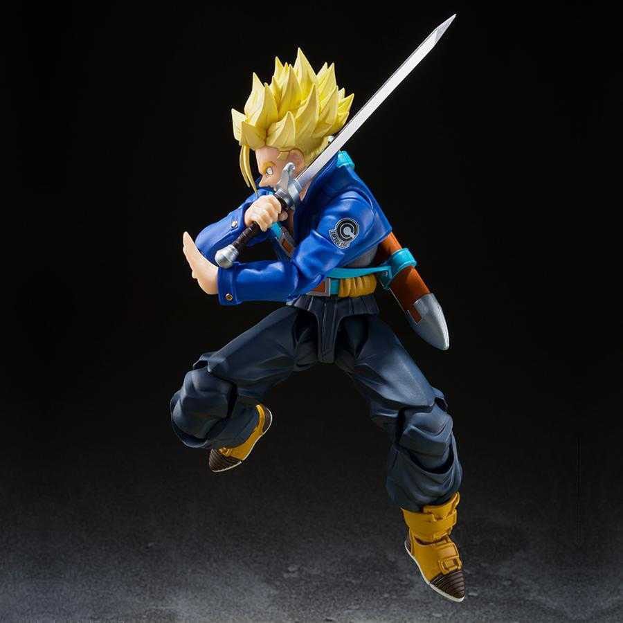 Dragon Ball Z S.H. Figuarts Action Figure Super Saiyan Trunks Il Ragazzo del Futuro 14 cm