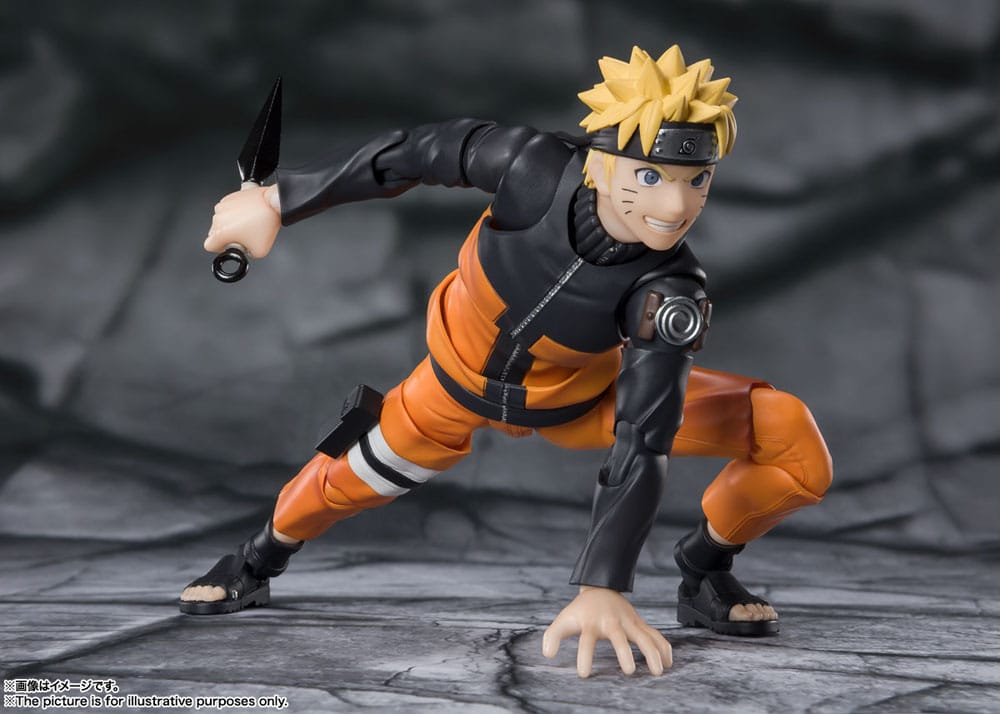Naruto S.H.Figuarts Actiefiguur Naruto Uzomaki De Jinchuriki toevertrouwd met hoop 15 cm