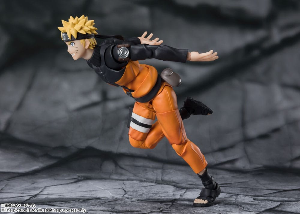 Naruto S.H.Figuarts Actiefiguur Naruto Uzomaki De Jinchuriki toevertrouwd met hoop 15 cm