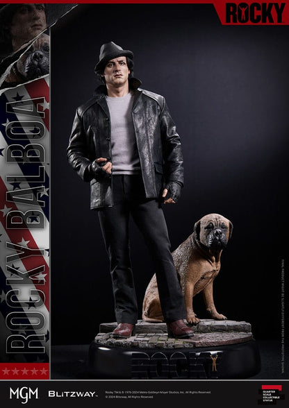 Statua su scala superba rocciosa 1/4 Rocky 1976 54 cm