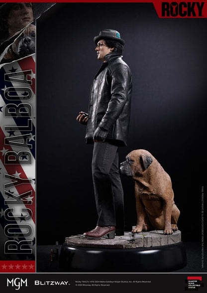 Statua su scala superba rocciosa 1/4 Rocky 1976 54 cm