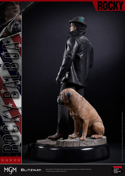 Statua su scala superba rocciosa 1/4 Rocky 1976 54 cm