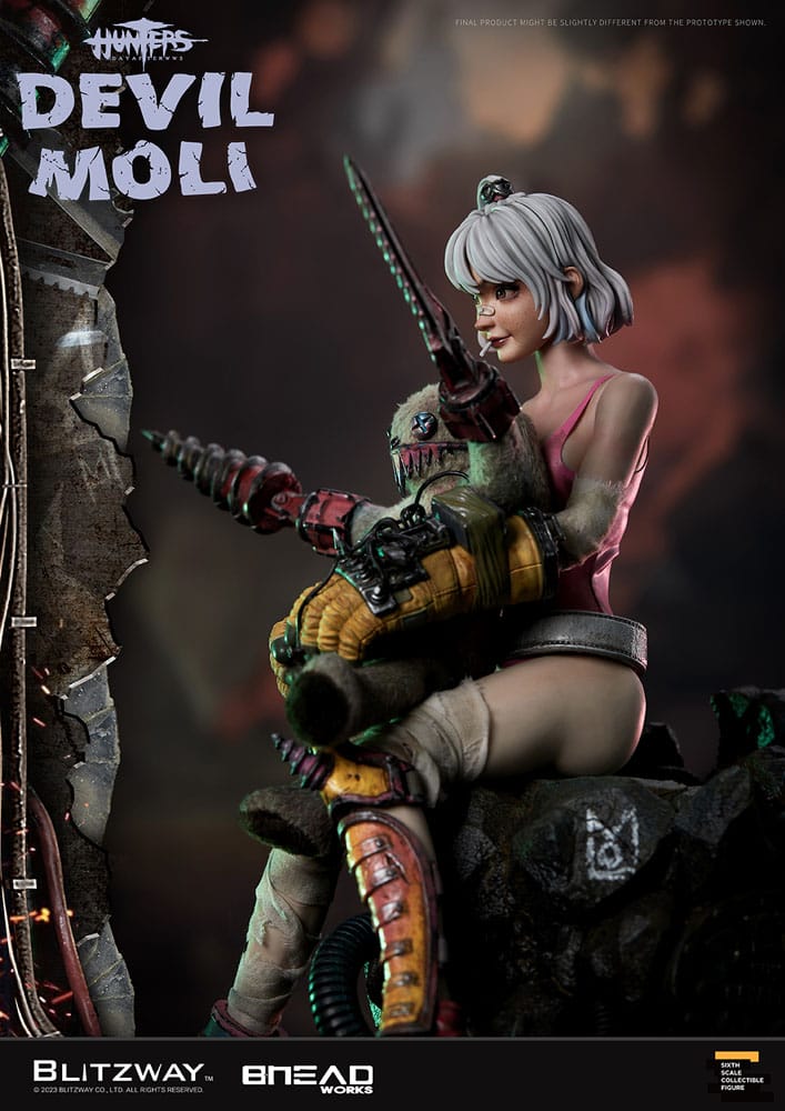 Hunters: Day After WWIII Action Figure 1/6 Devil Moli 44 cm