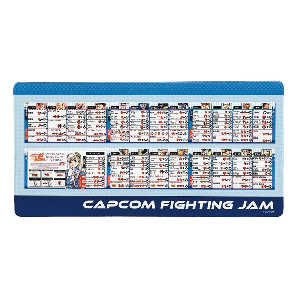 Capcom Fighting Collection 2 podloga za miša Fighting Evolution 30 x 60 cm
