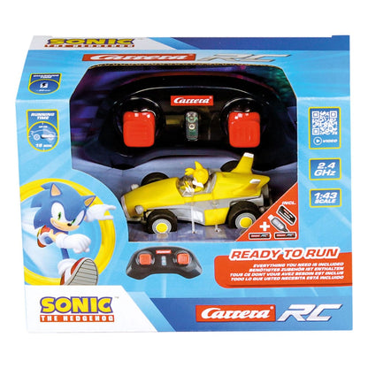 Sonic the Hedgehog RC Remote-kontrolliertes Auto 1/43 2,4 GHz Mini-Schwänze