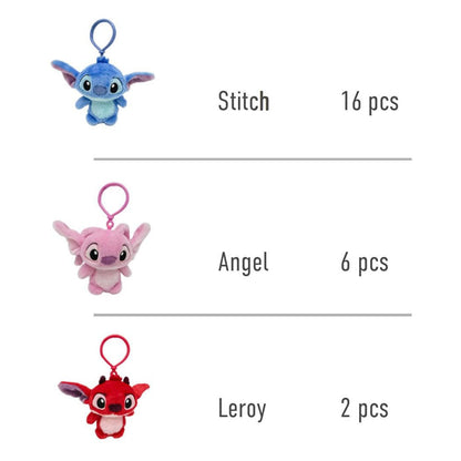 Lilo & Stitch Plys nøgleringe 12 cm sortiment (24)