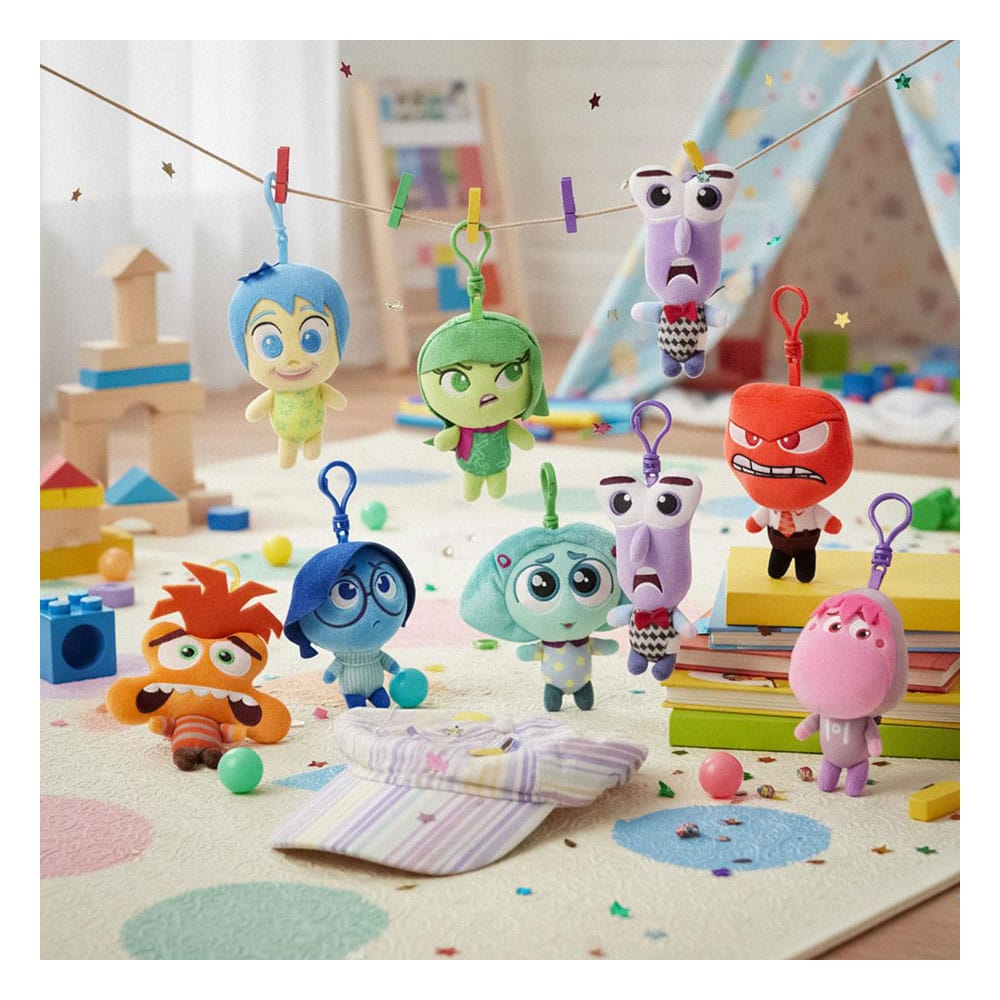 Llaveros de Peluche Inside Out 12 cm Surtido (24)