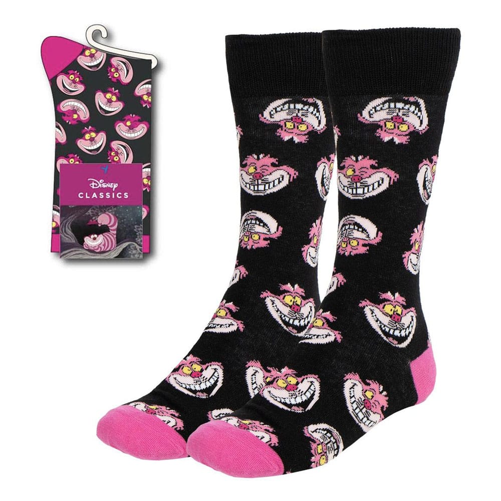 Disney Socks Alice im Wunderland Cheshire Cat sieht sich 36-43 gegenüber